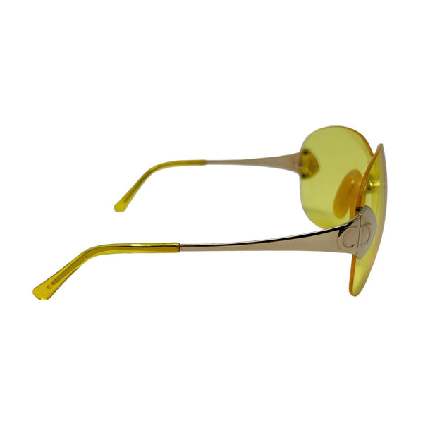 Dior Yellow 'Pilot' Sunglasses