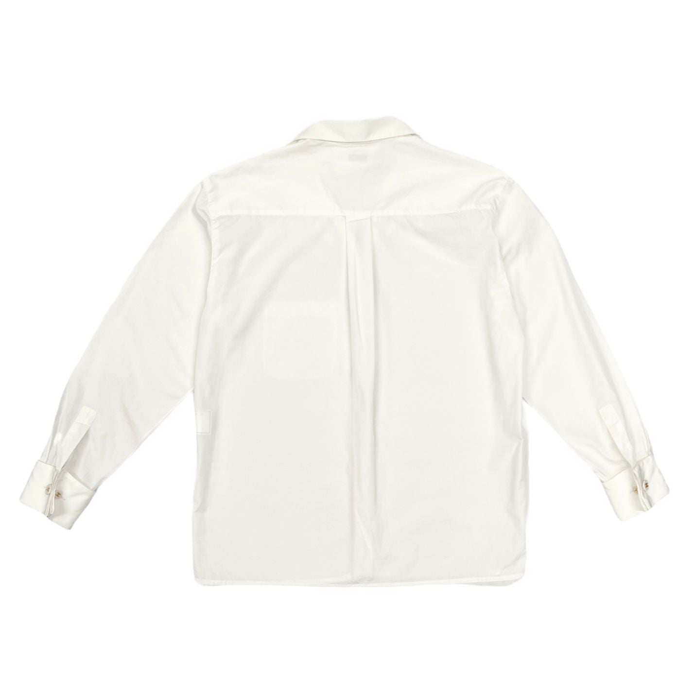 Chanel White Logo Button Down