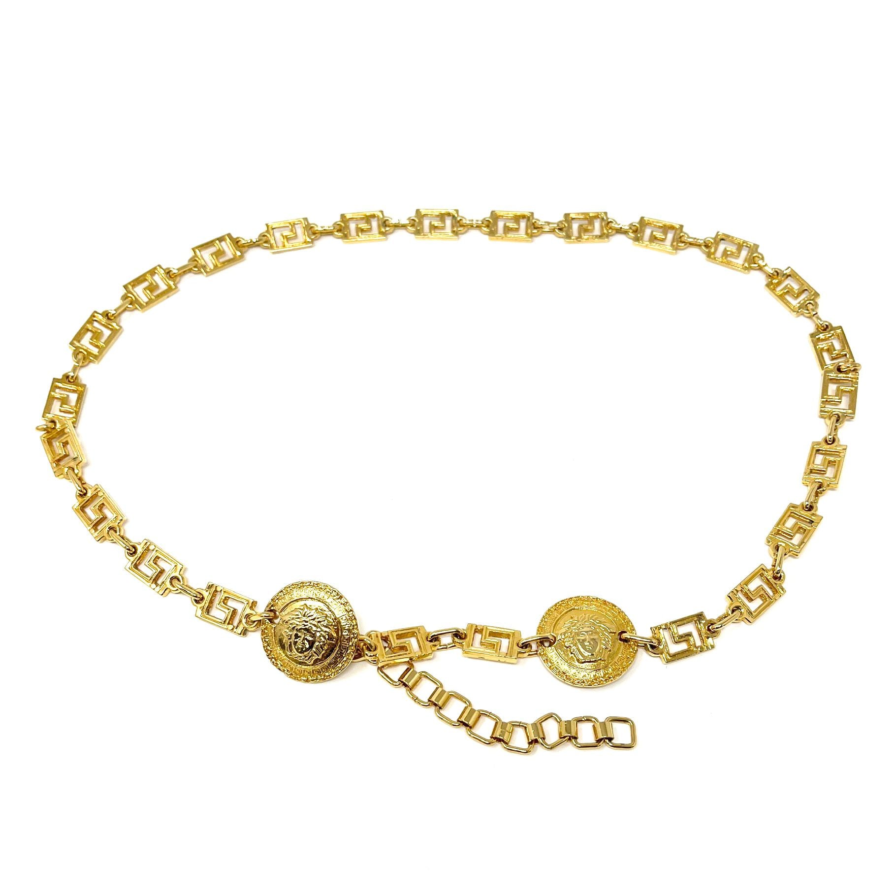 Versace Gold Medusa Charm Belt