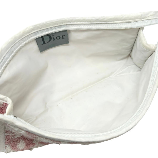 Dior Pink Terry Cloth Pouch