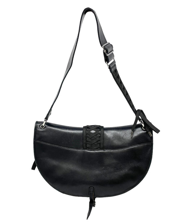 Dior Black Corset Leather Shoulder Bag