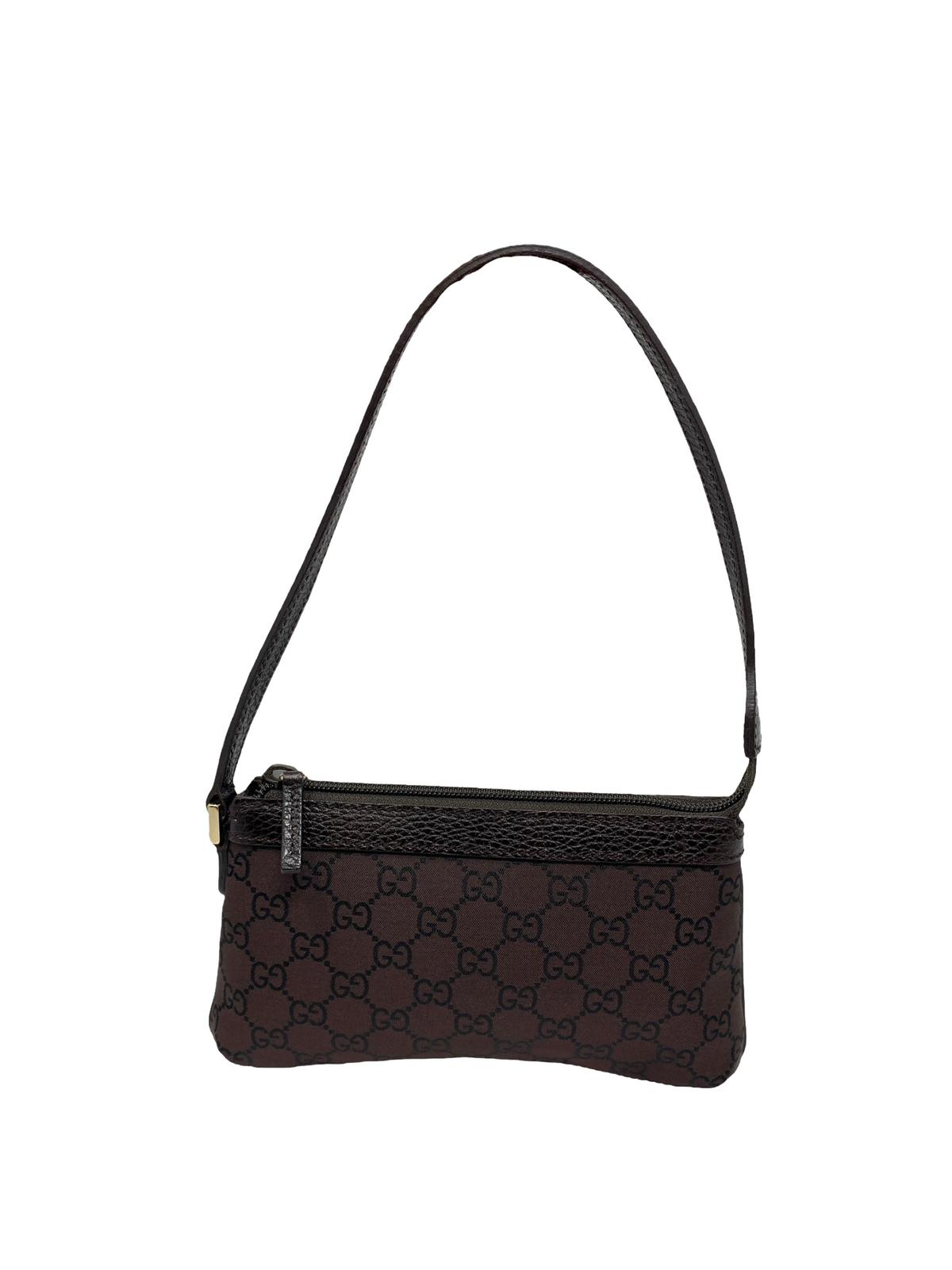 Gucci Brown Monogram Mini Shoulder Bag
