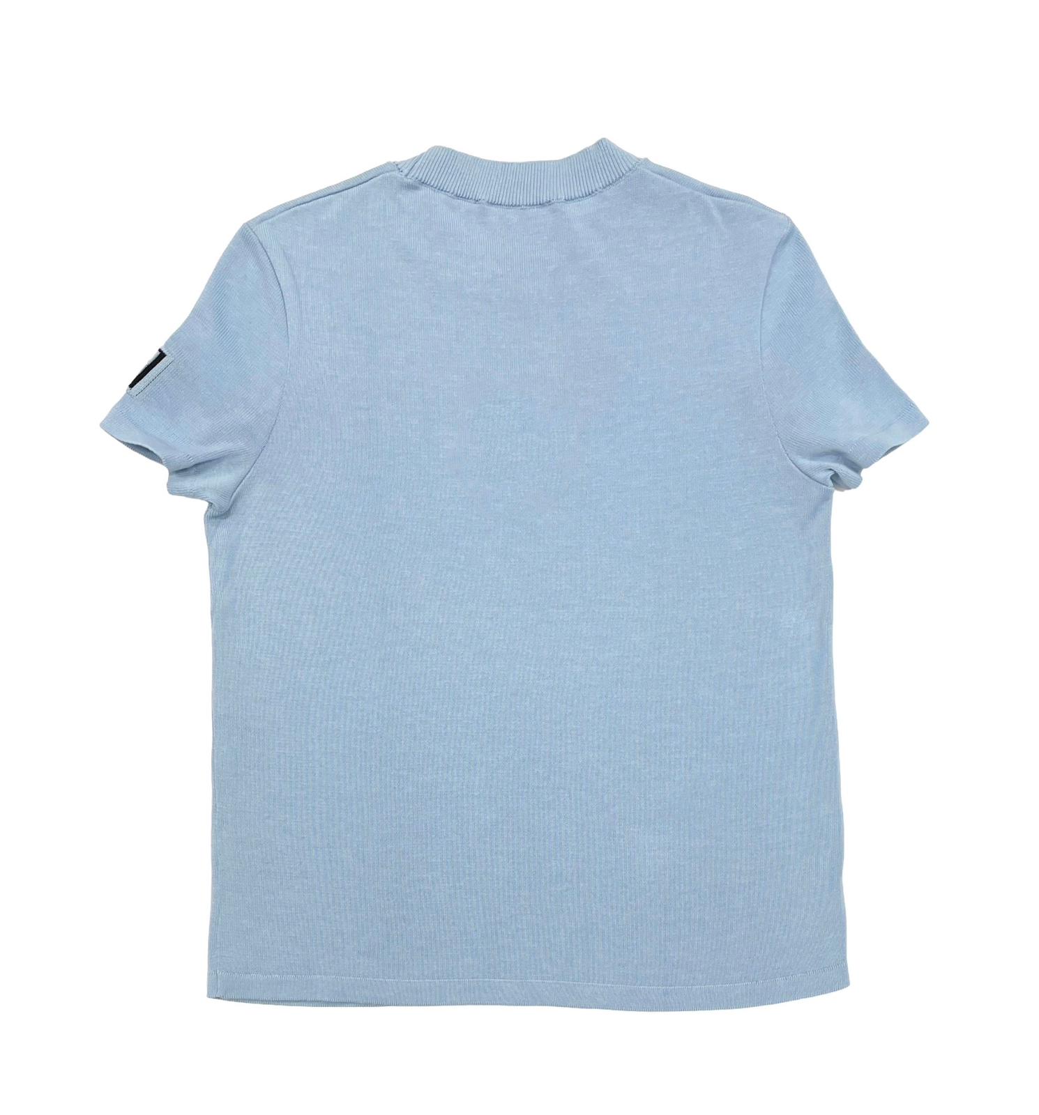 Chanel Baby Blue Logo Short Sleeve – Treasures of NYC