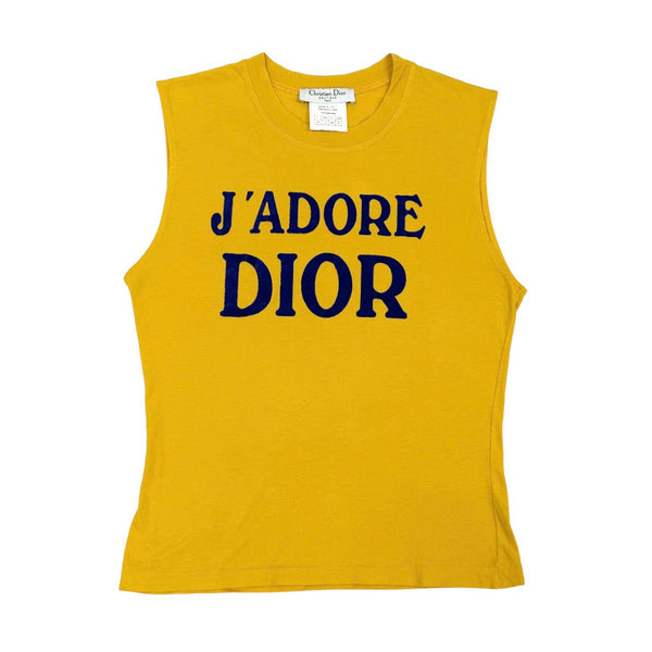 Treasures of NYC - Dior J'Adore Yellow Logo Tank