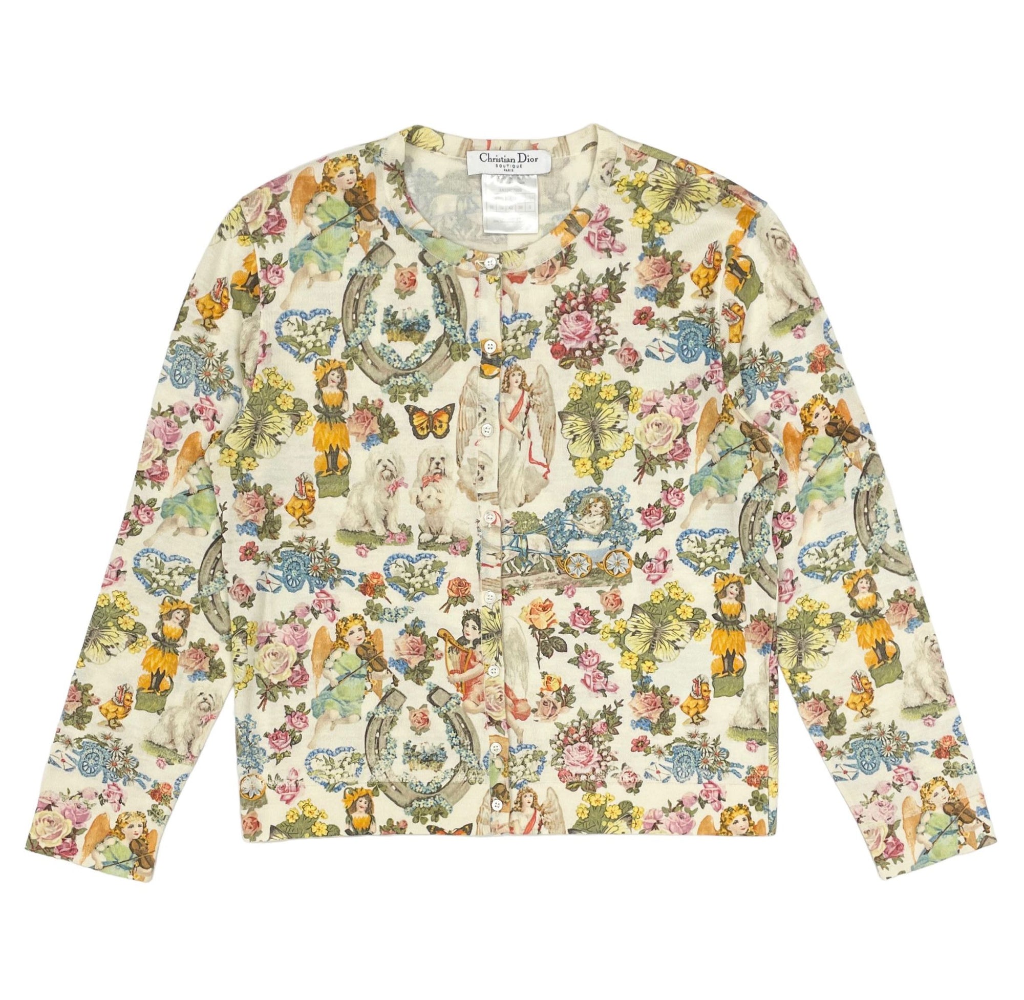 Dior Floral Printed Cardigan