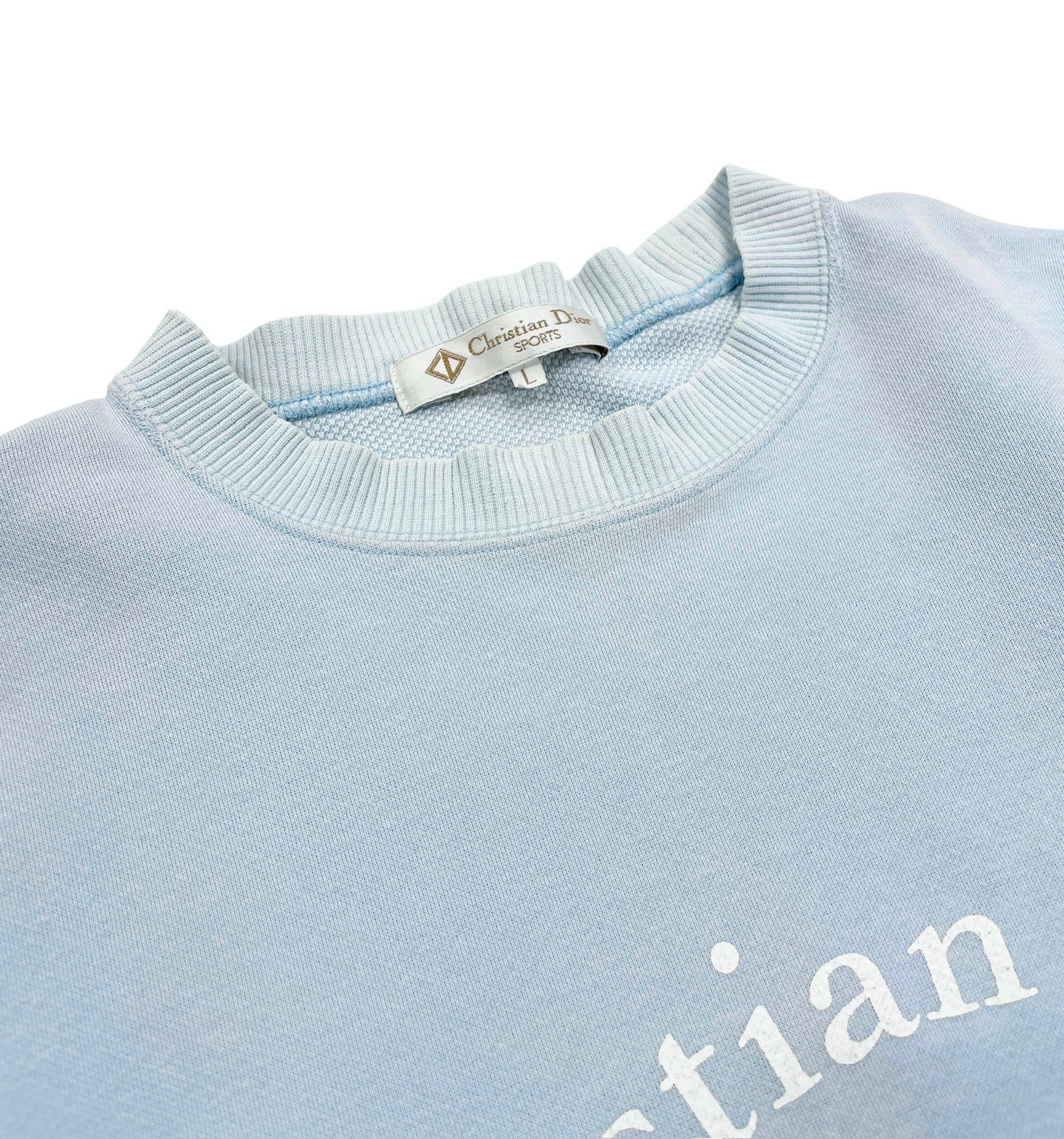 Christian Dior Sports Baby Blue Sweatshirt