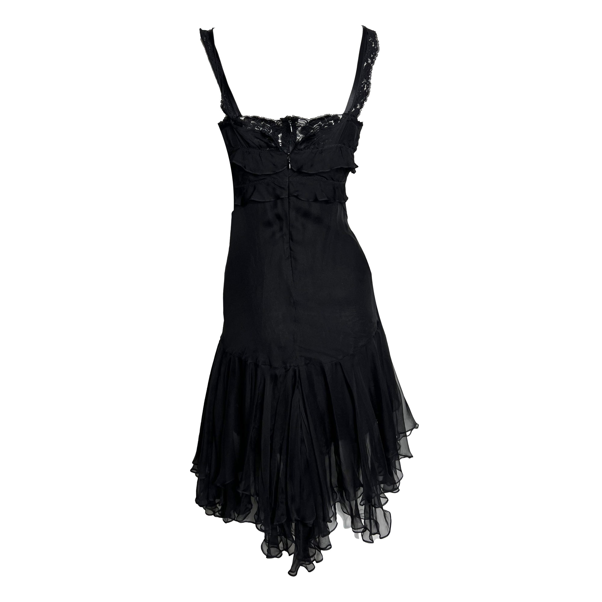 Dolce & Gabbana Black Floral Dress