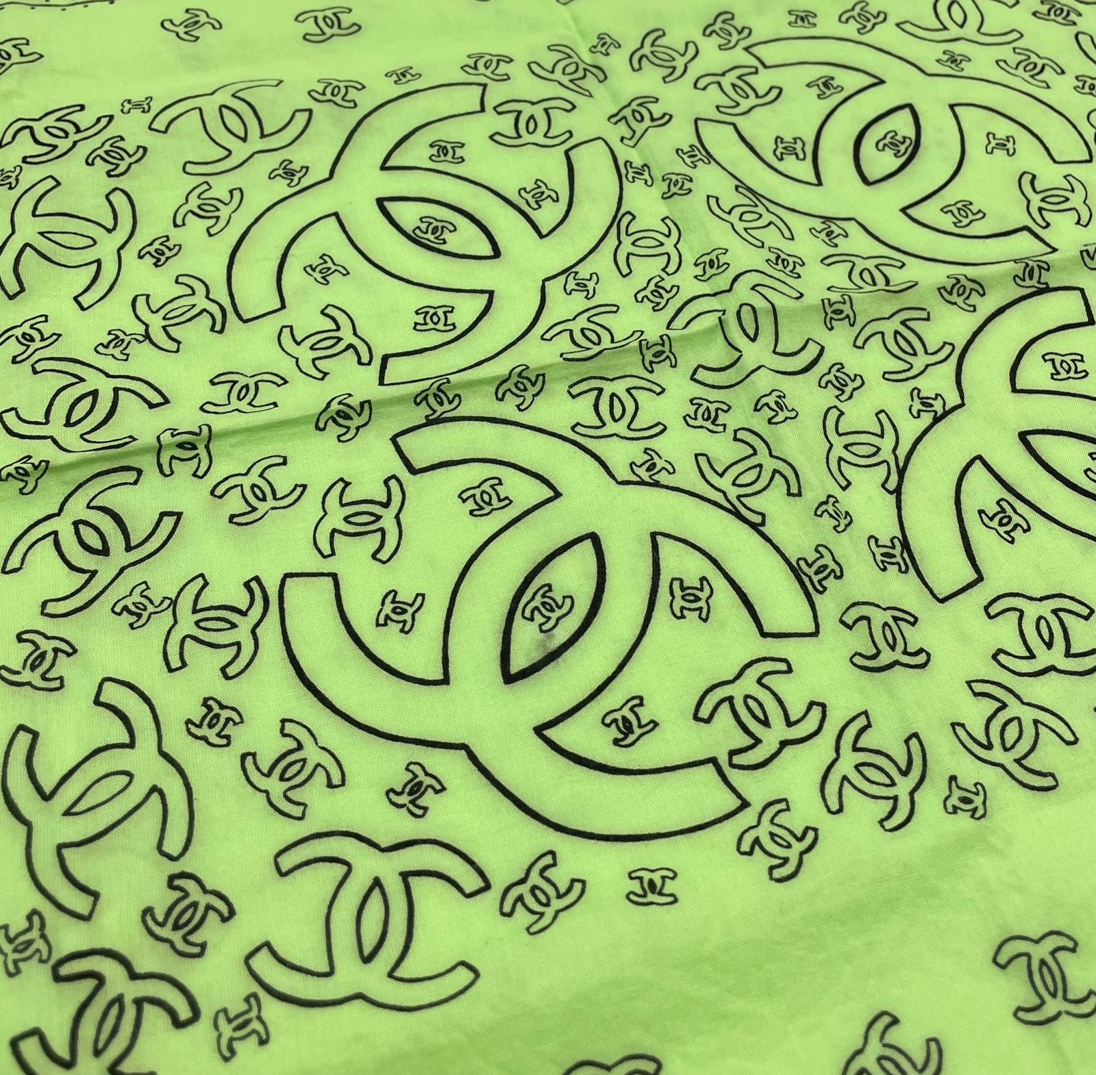 Treasures of NYC - Chanel Green Shoe Scarf