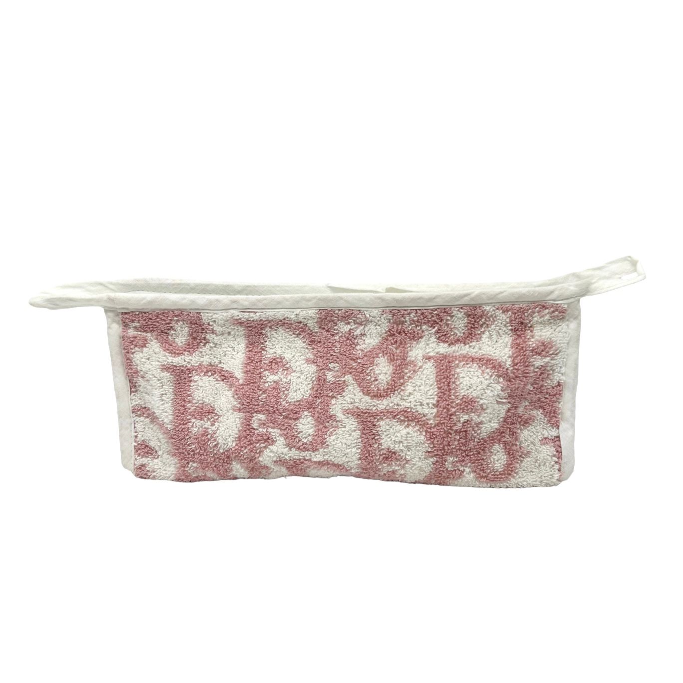 Dior Pink Terry Cloth Pouch