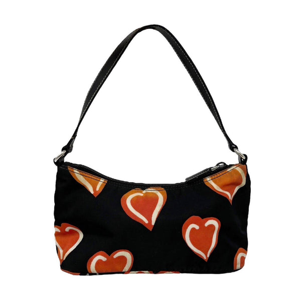 Prada Black Heart Mini Bag