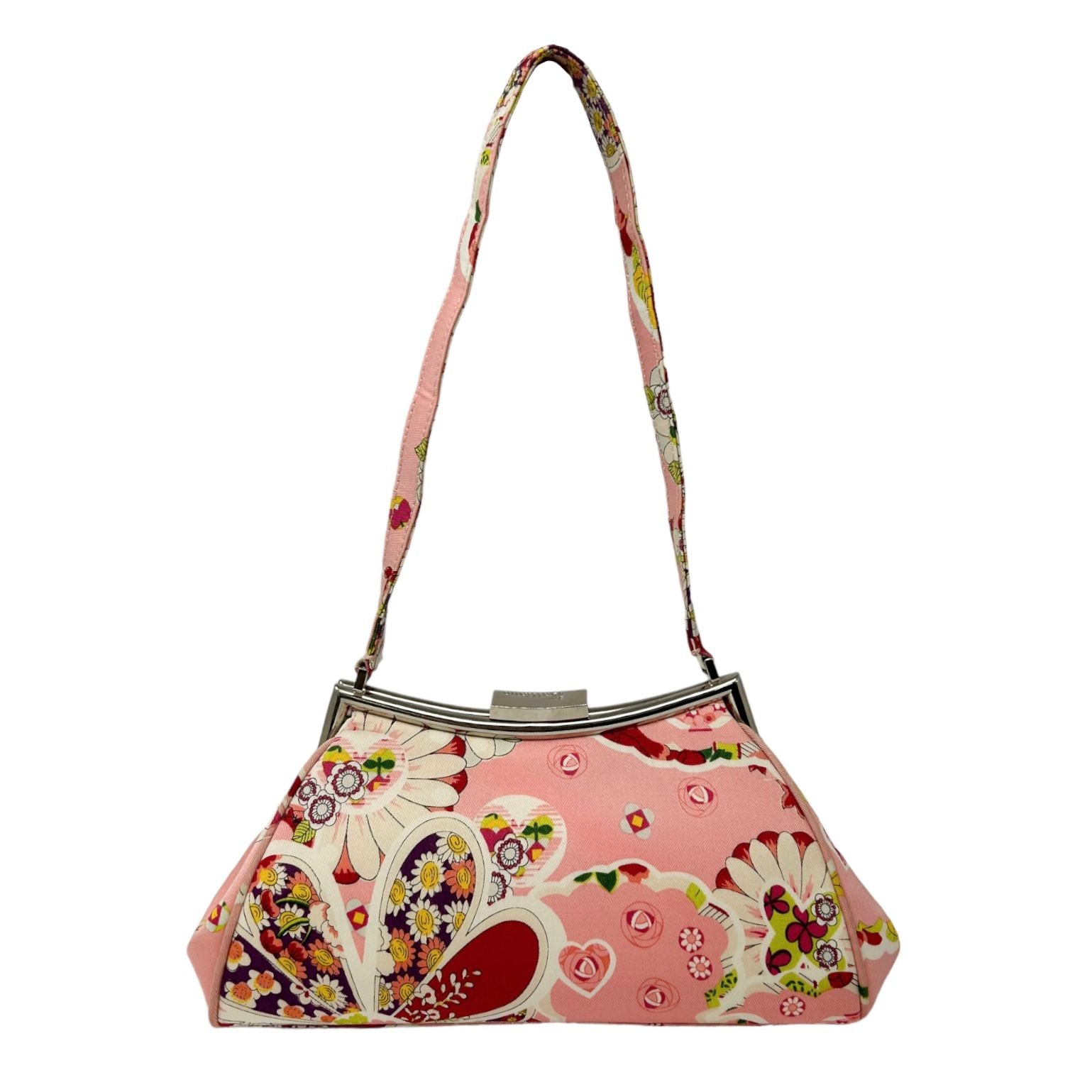 Galliano Mini Charm Floral Bag