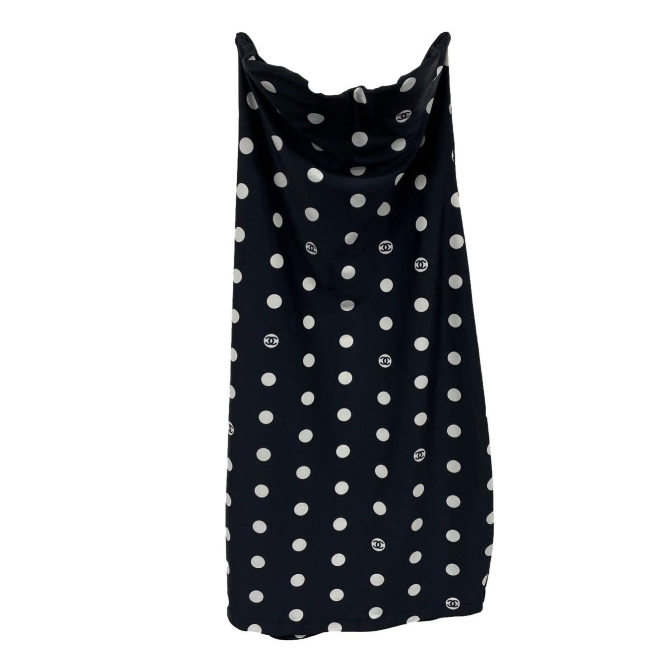 Chanel Black Polka Dot Dress