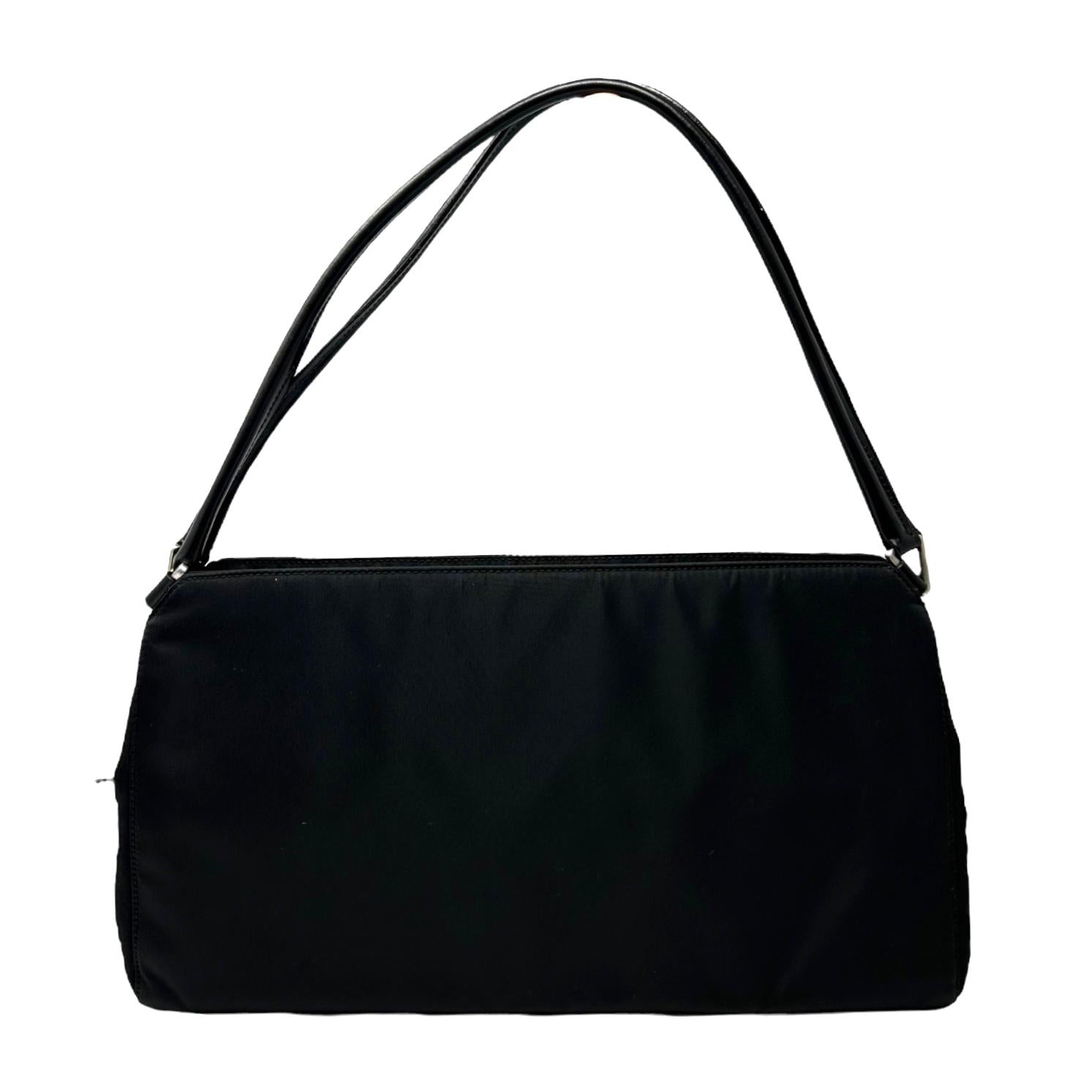 Prada Black Nylon Shoulder Bag