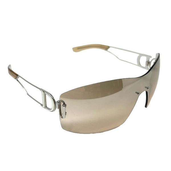 小物 Archive Dior rimless sunglasses Treasures of NYC - Dior Smoke Pierced Rimless Sunglasses