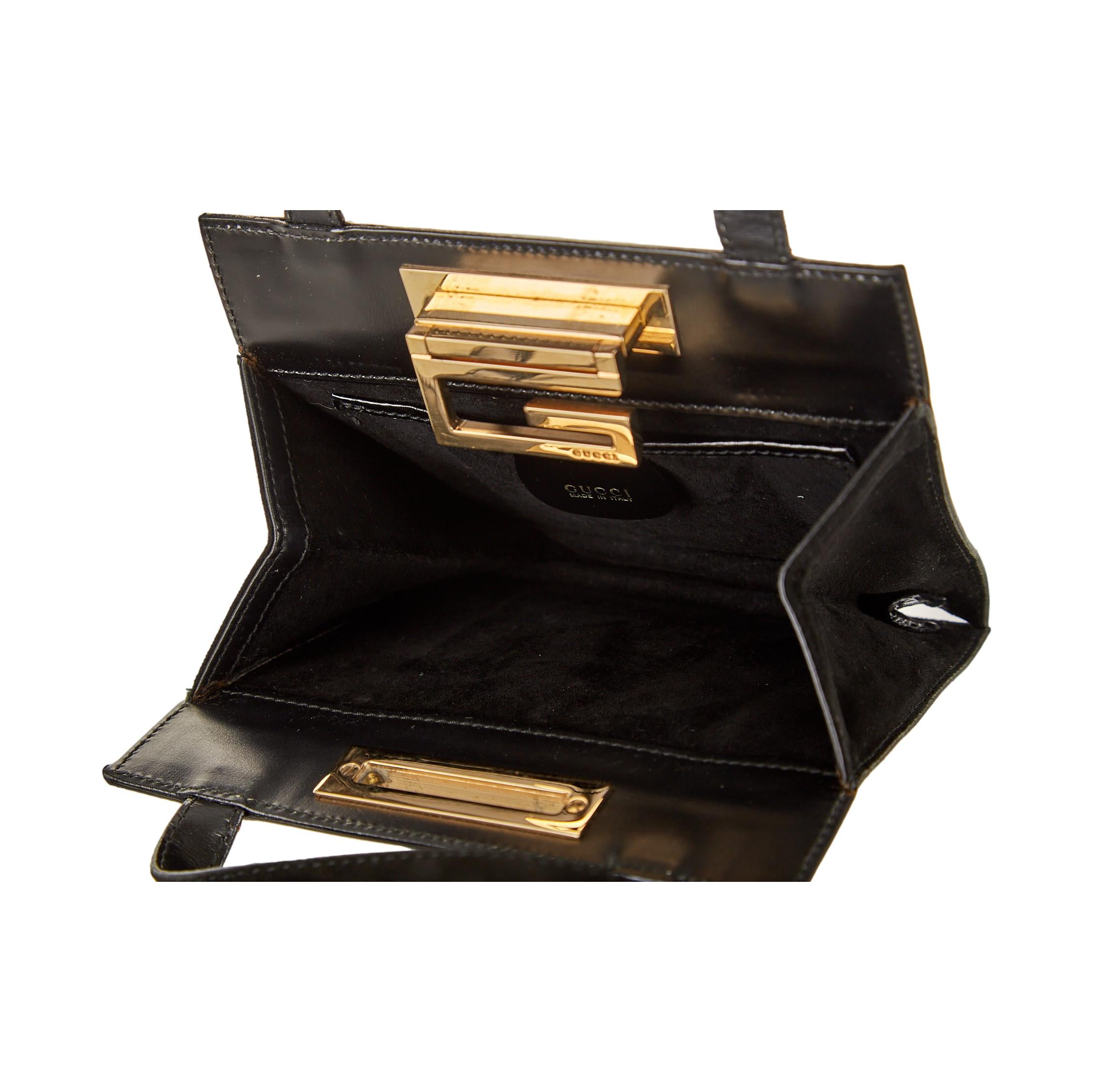 Vintage Gucci Black Suede Mini Top Handle Bag – Treasures of NYC
