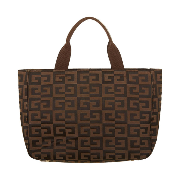 Givenchy Brown Logo Top Handle Bag