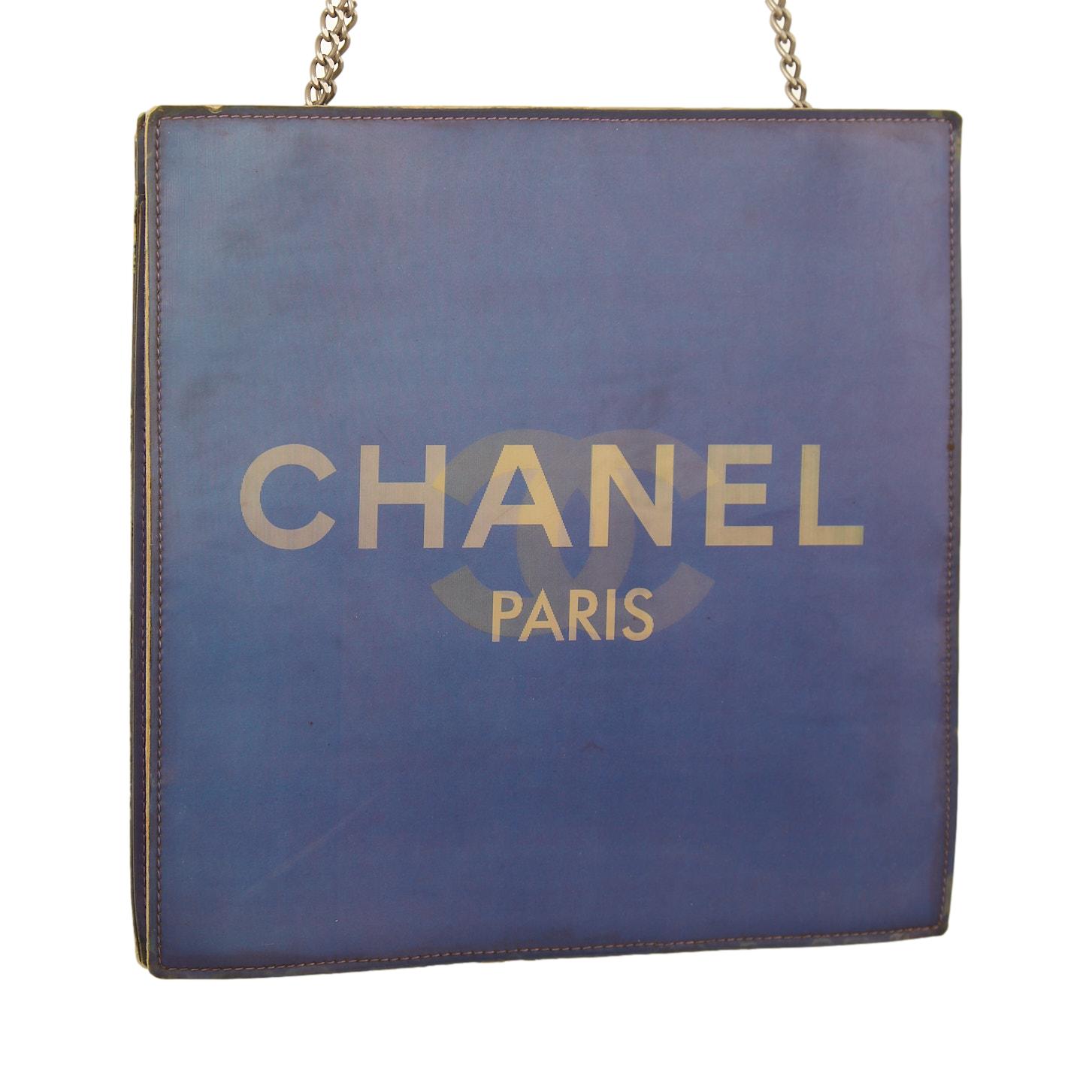 Chanel Logo Vinyl Shoulder Bag