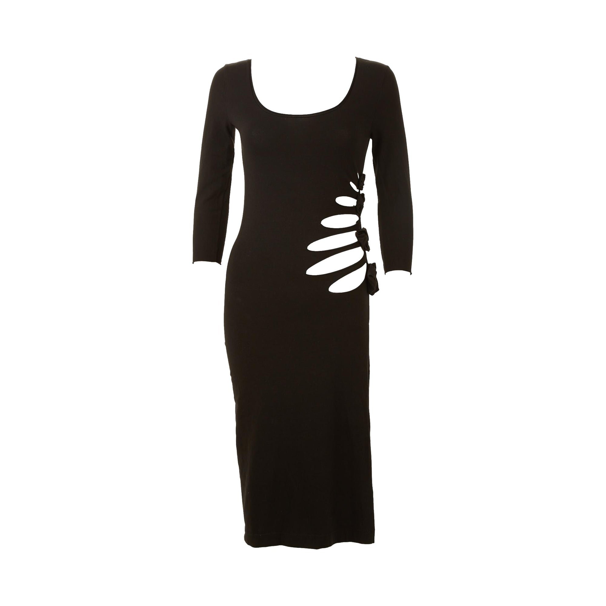 jean paul gaultier black dress Jean Paul Gaultier Black Cutout Dress