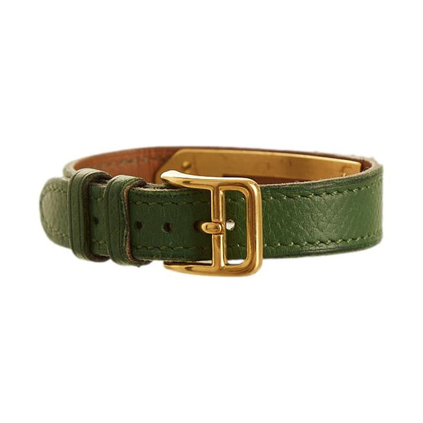 Hermes Green Lock Watch