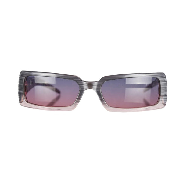 Chanel Purple Iridescent Logo Sunglasses