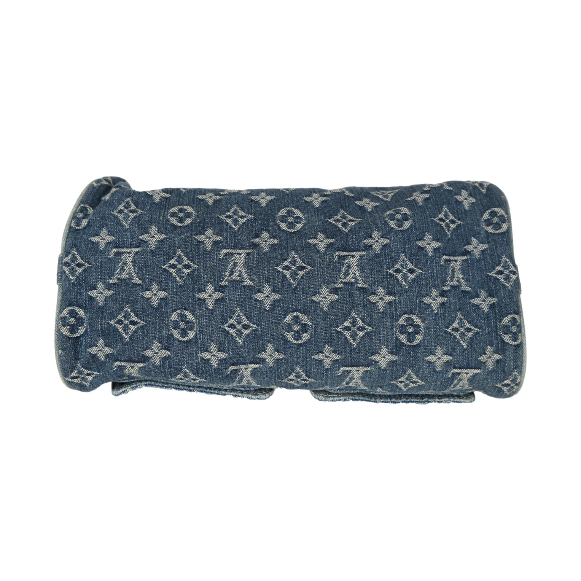 Louis Vuitton Denim Monogram Speedy Bag