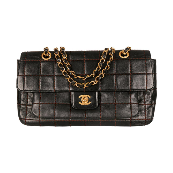 Vintage Chanel Chocolate Bar Flap Bag