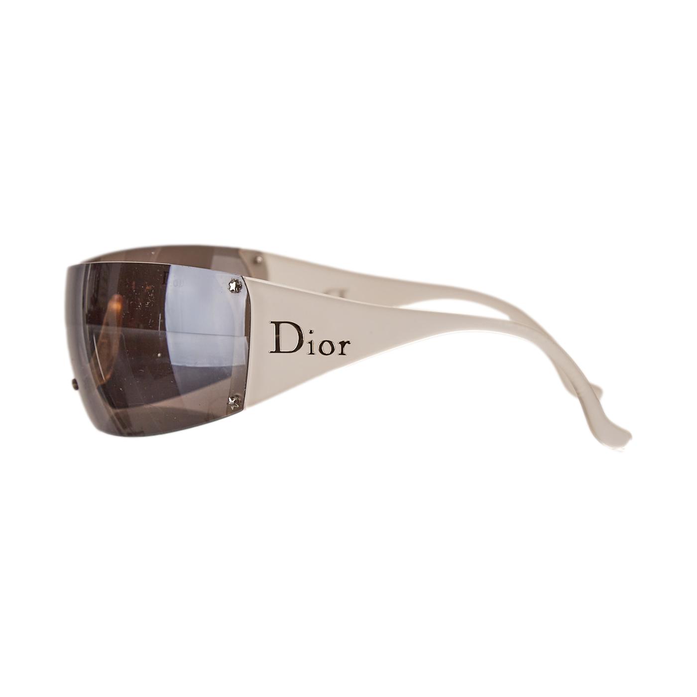 Dior Clear Studded Sunglasses