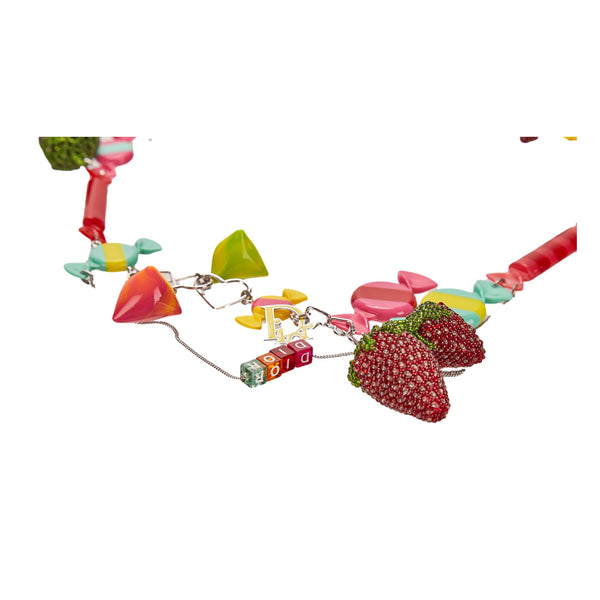 Dior Multicolor Jumbo Logo Candy Necklace