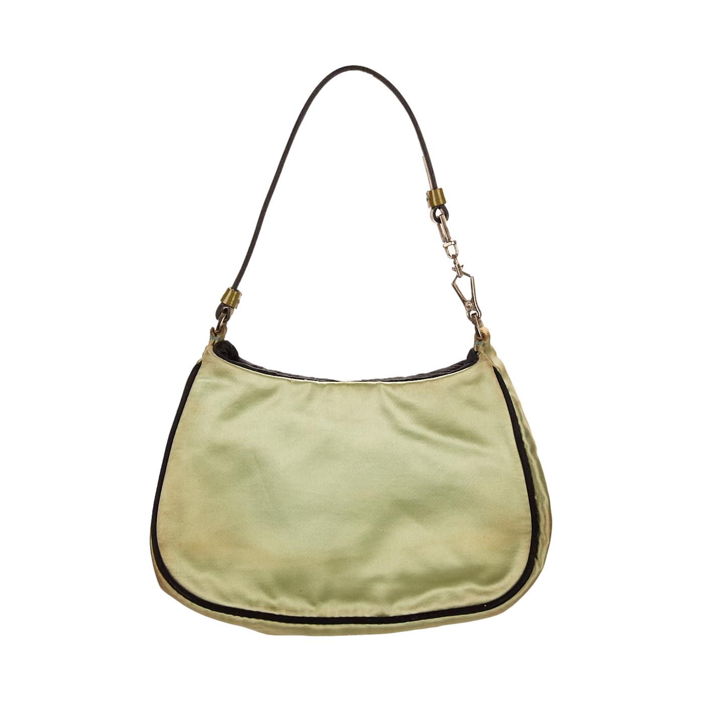 Vintage Prada Lime Green Satin Mini Bag – Treasures of NYC