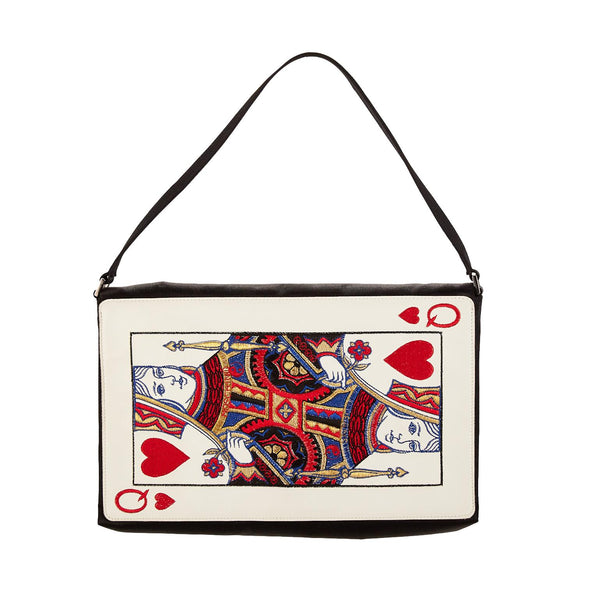 Moschino Black Playing Card Shoulder Bag