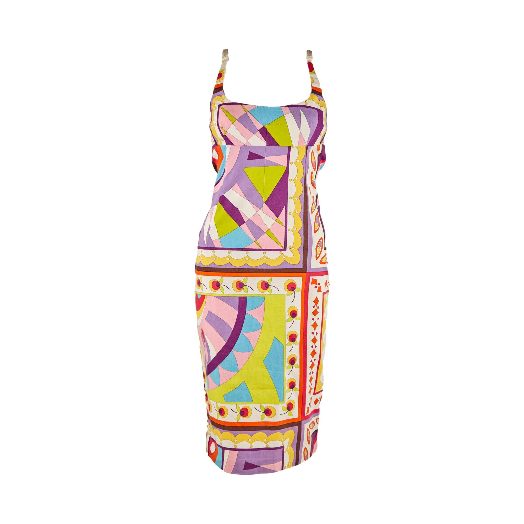 Dolce & Gabbana Multicolor Print Dress