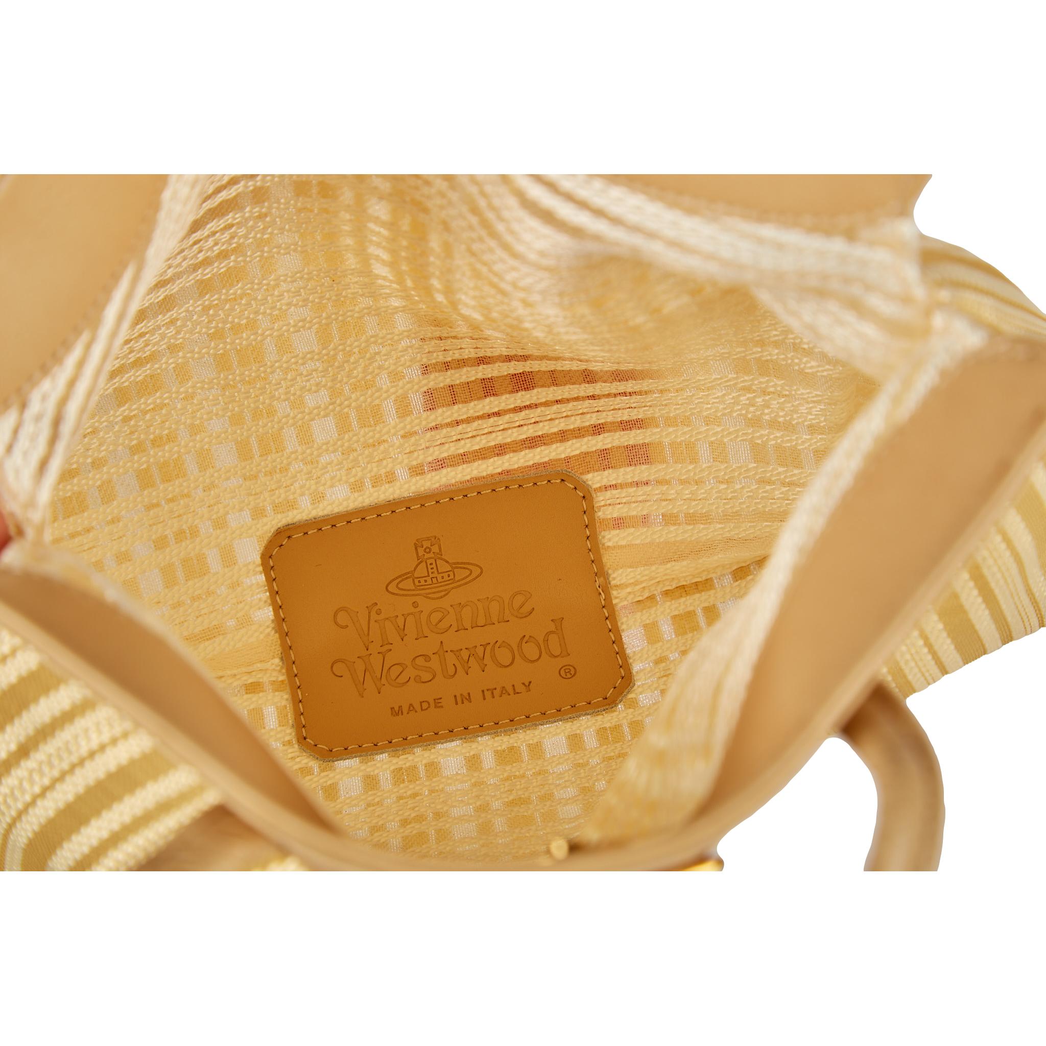 Vivienne Westwood Tan Woven Mini Bag