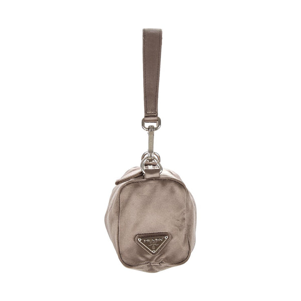 Prada Grey Logo Mini Bag