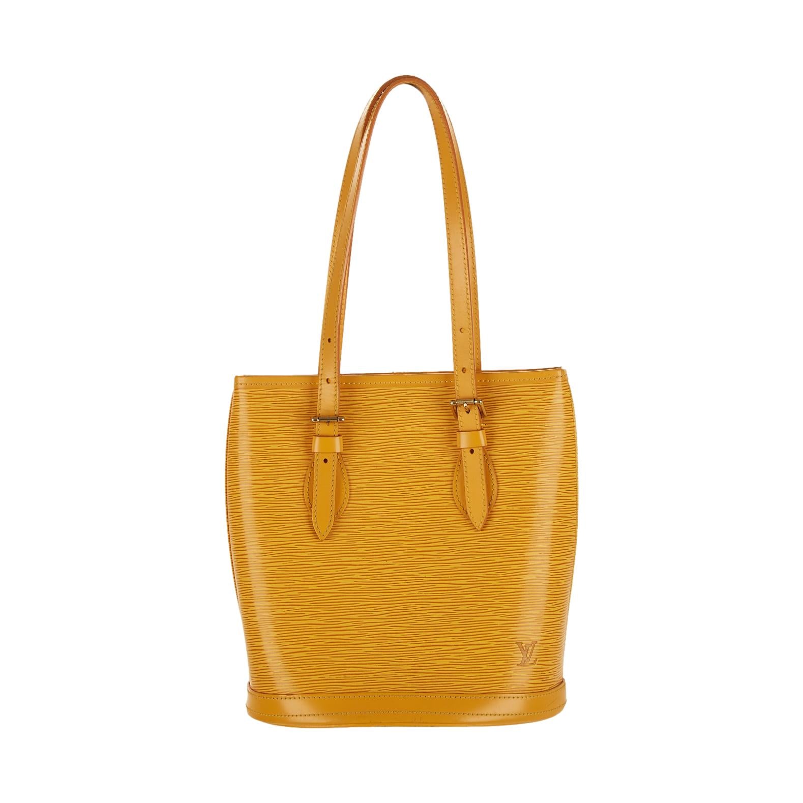 Louis Vuitton Yellow Epi Bucket Bag