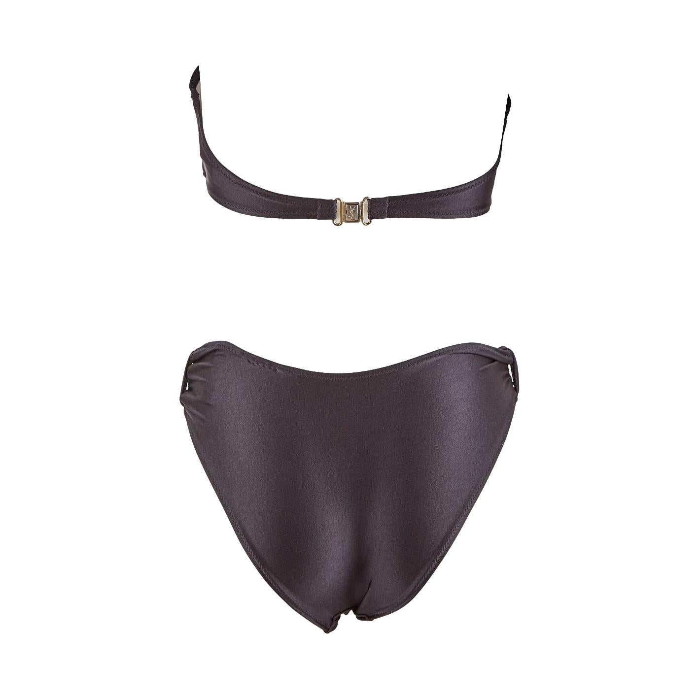 YSL Black Logo Chain Bikini – Treasures of NYC