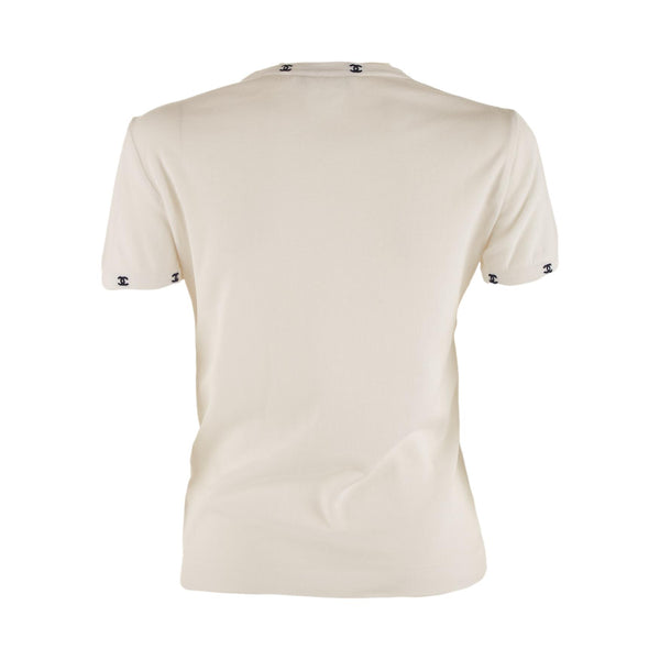 Chanel White Logo Shirt