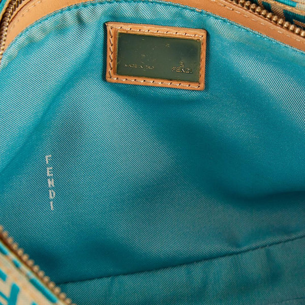 Fendi Blue Logo Mini Shoulder Bag