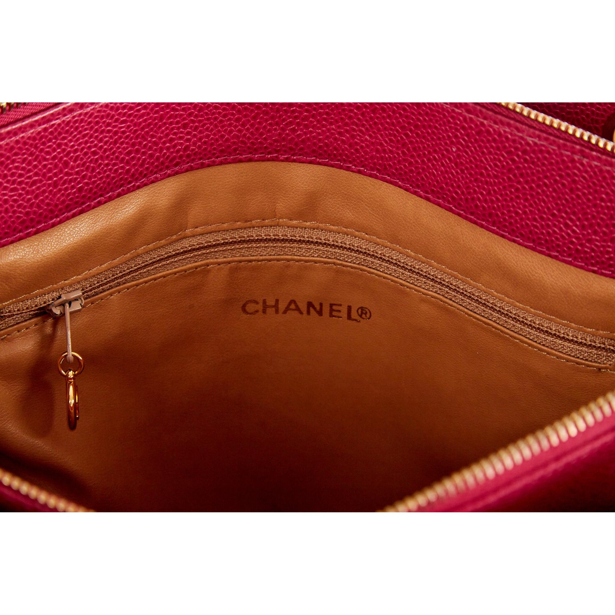 Chanel Pink Caviar Shoulder Bag