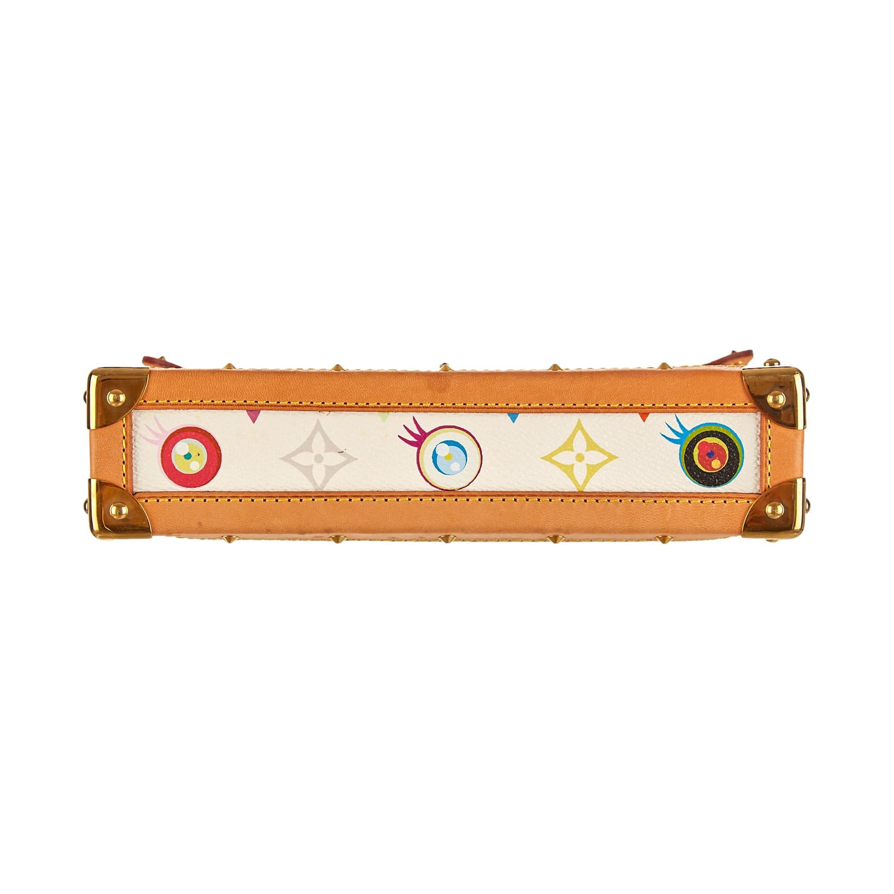 Vintage Louis Vuitton White Multicolor Monogram Murakami Shoulder bag –  Treasures of NYC