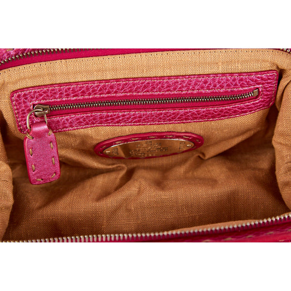 Fendi Pink Butterfly Shoulder Bag