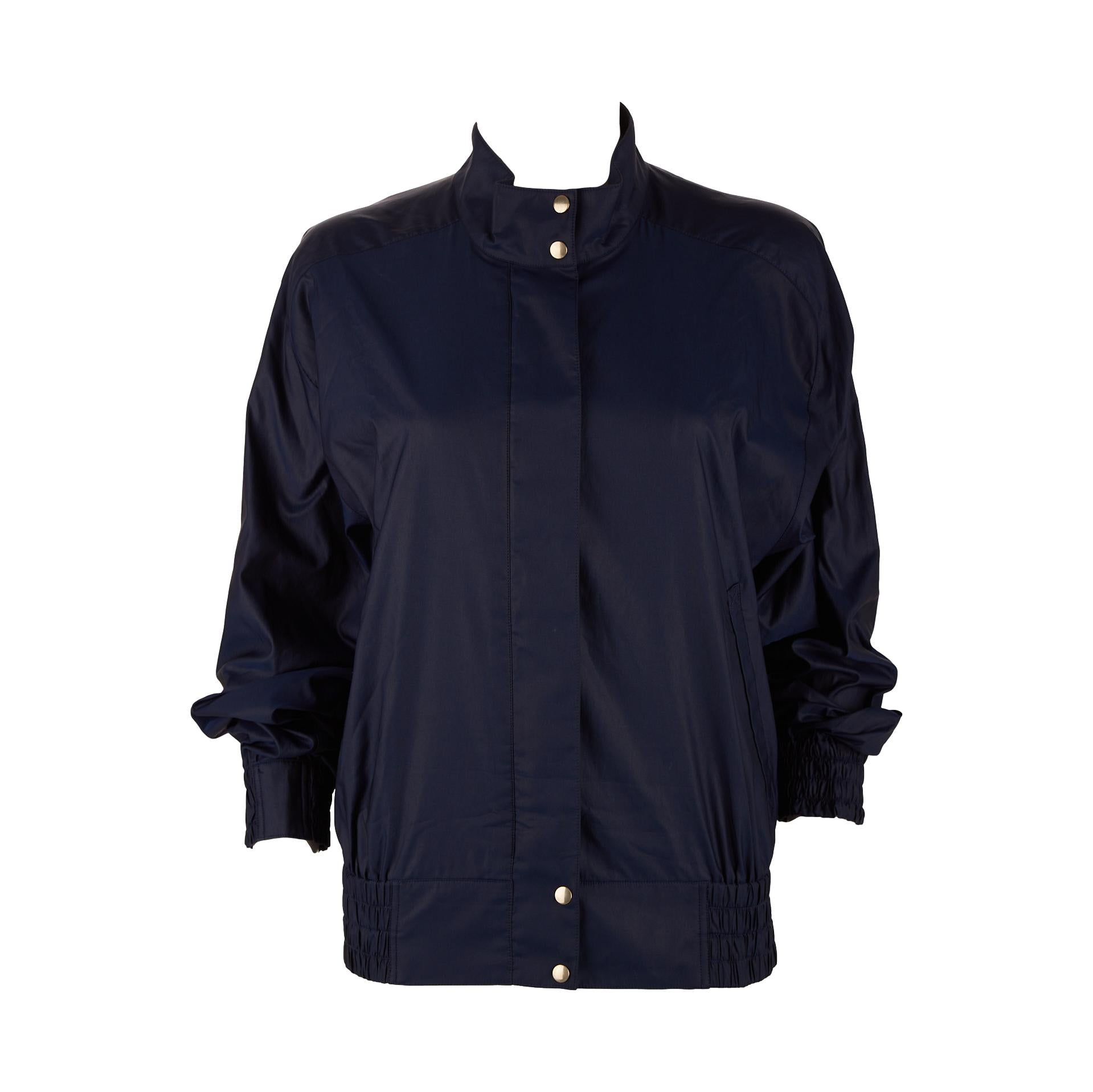 Dior Navy Blue Logo Windbreaker – Treasures of NYC