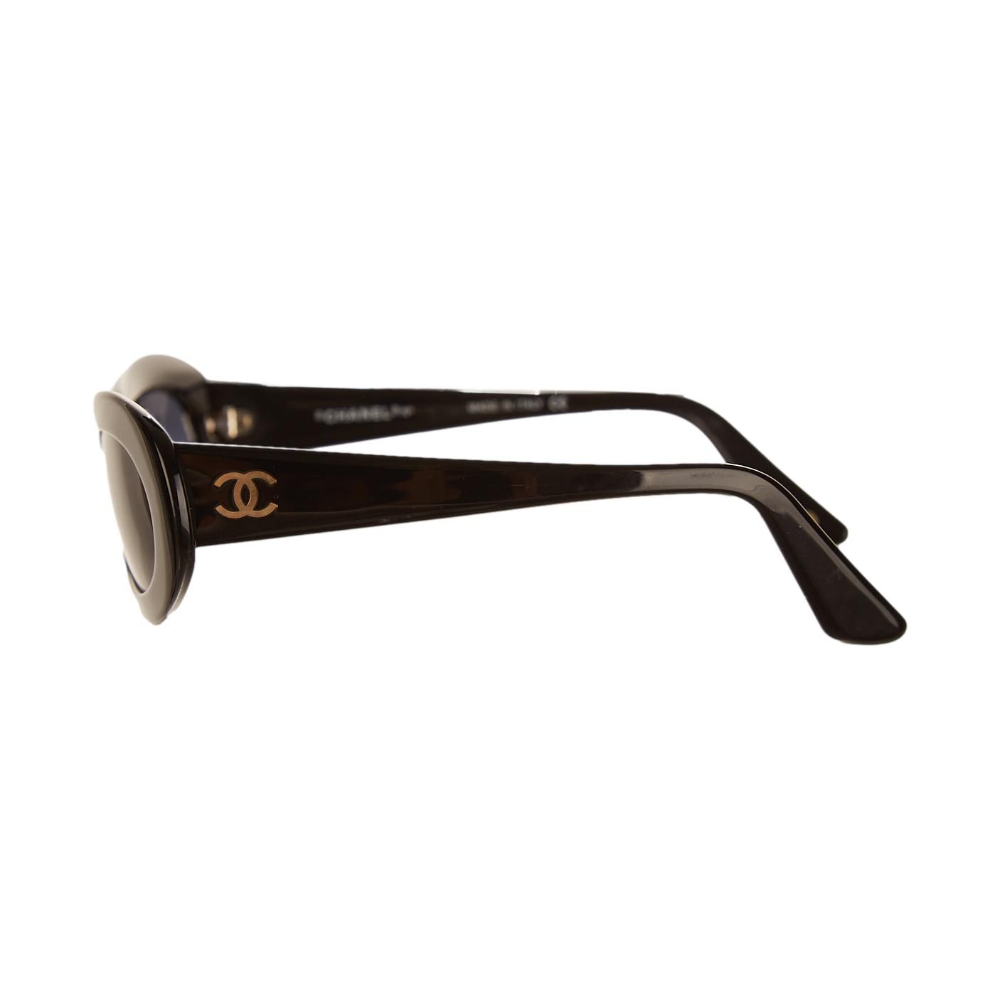 Chanel Black Micro Logo Sunglasses – Treasures of NYC
