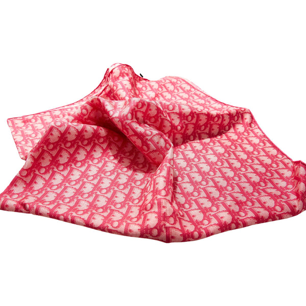Dior Pink Logo Scarf – Treasures of NYC