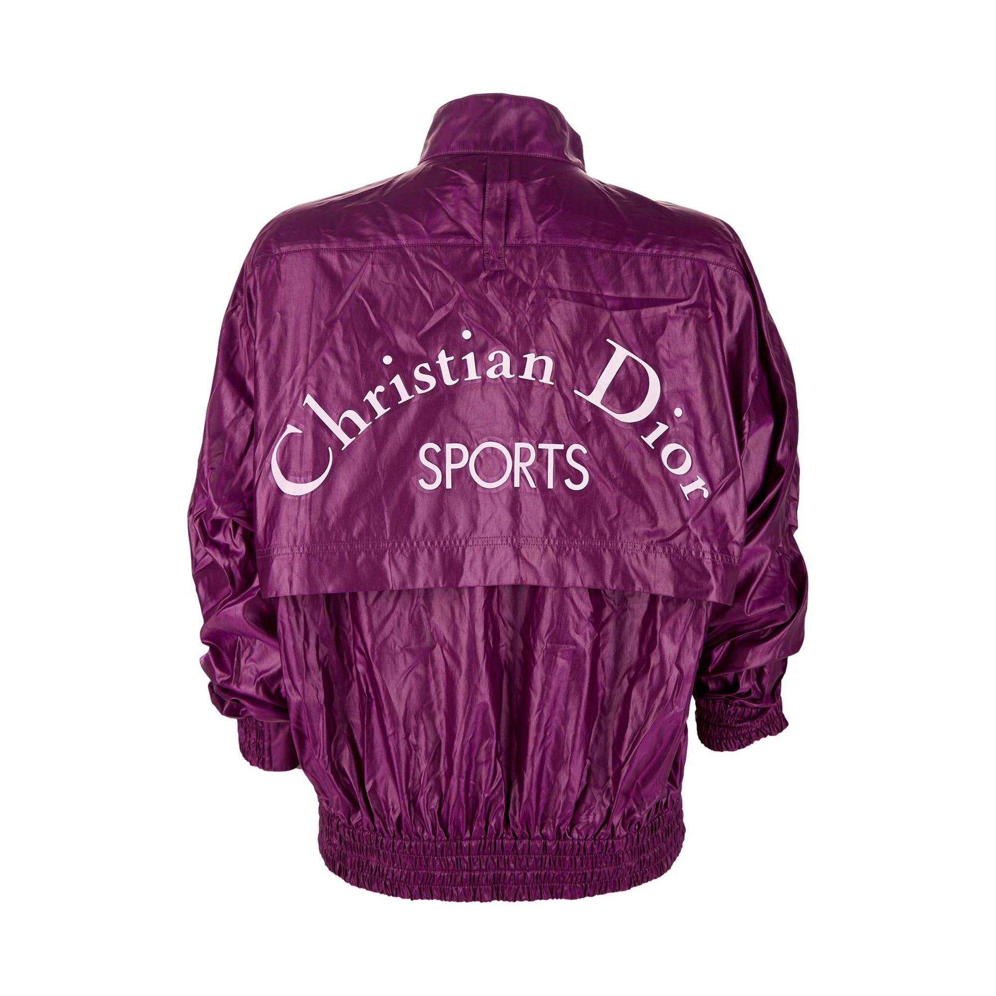 Dior Purple Logo Windbreaker