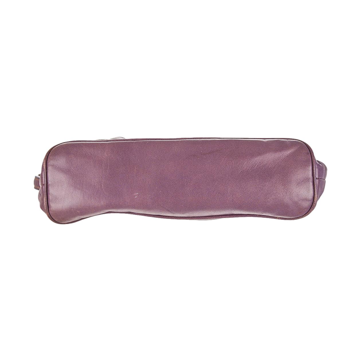 Prada Purple Floral Mini Shoulder Bag