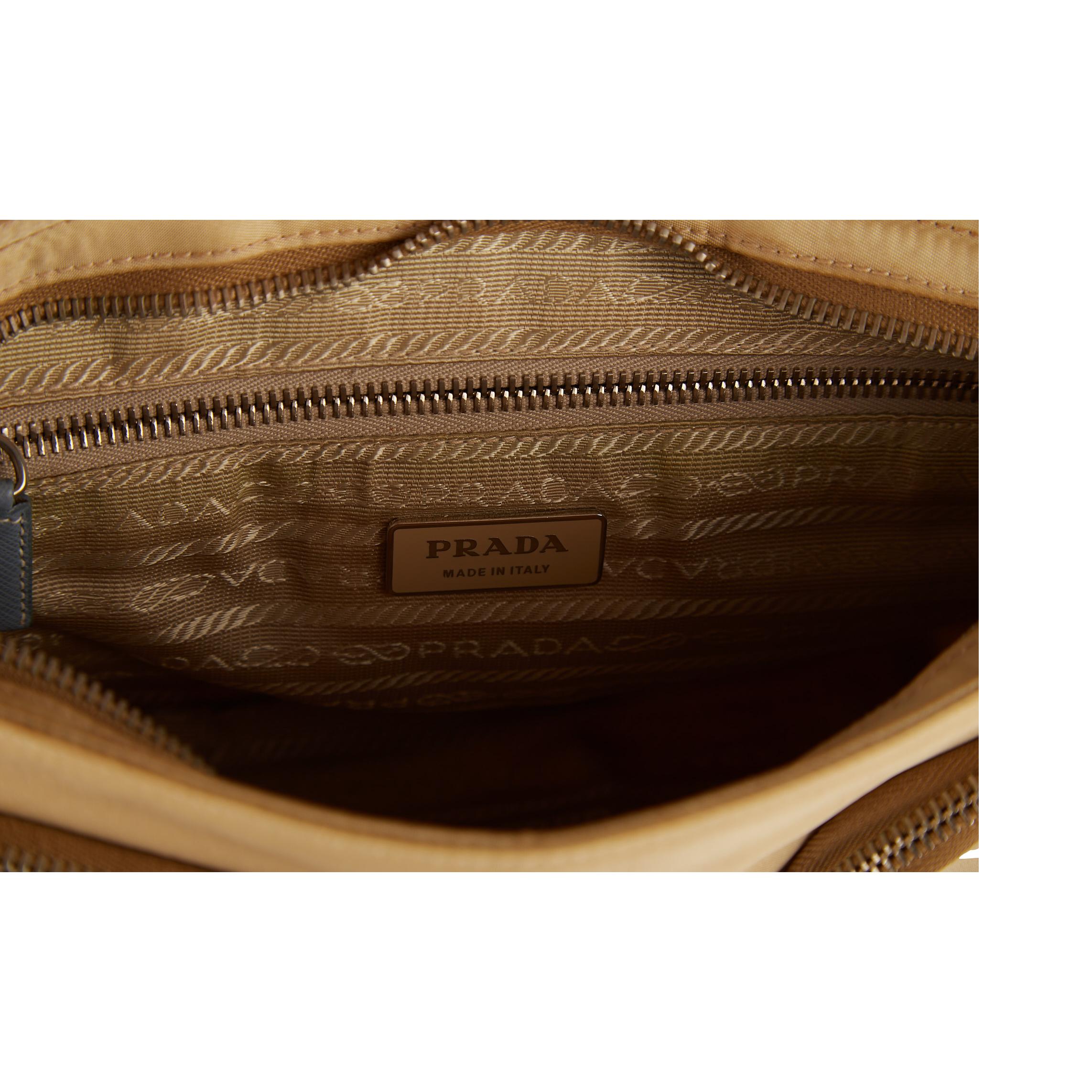 PRADA] Prada Shoulder bag Nylon beige unisex shoulder bag – KYOTO