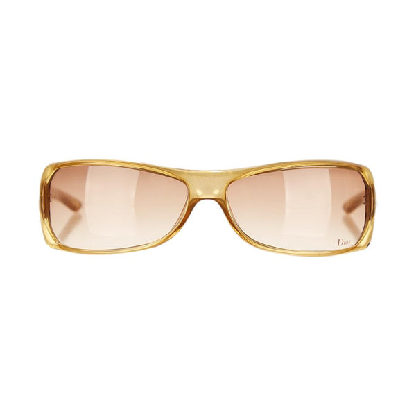 Dior Yellow Micro Logo Sunglasses