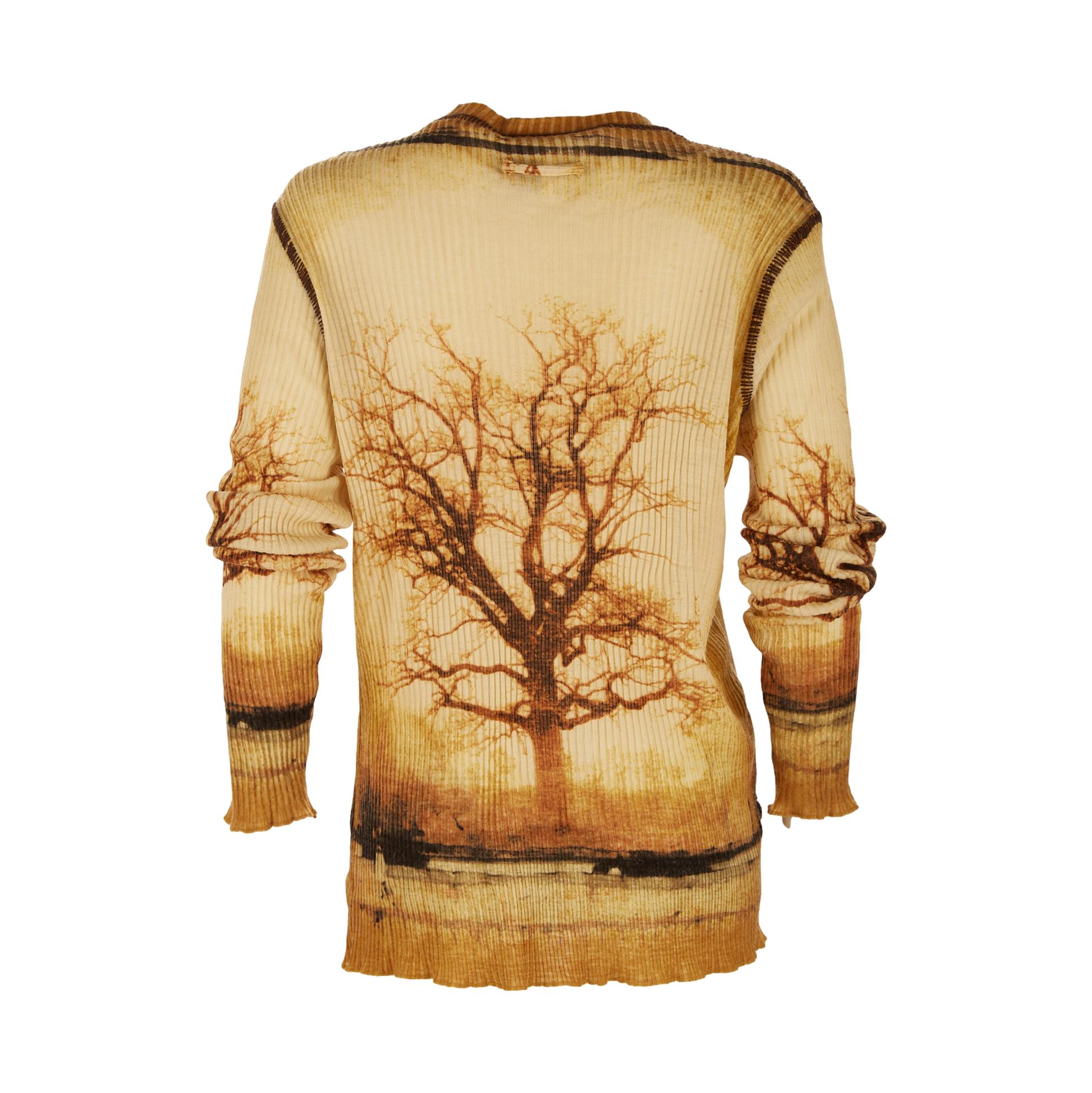 トップス Jean paul gaultier tree long sleeve top Jean Paul Gaultier 'Family Tree' Top – Treasures of NYC