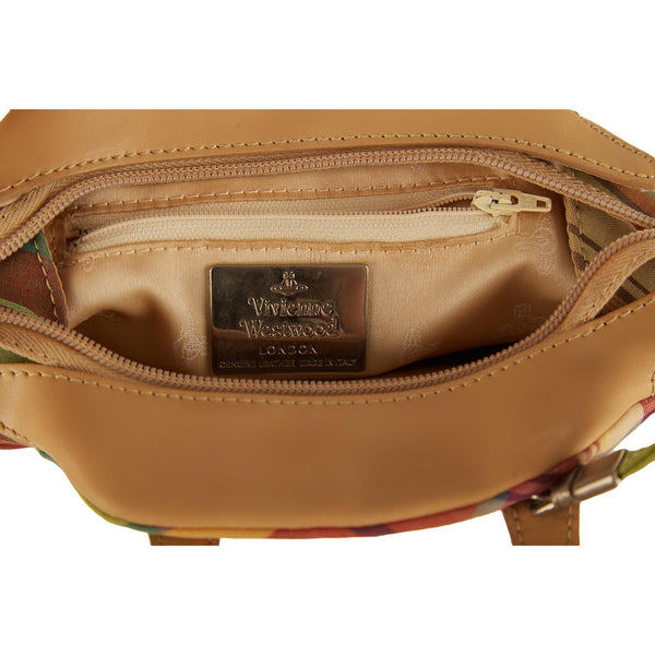 Vivienne Westwood Plaid Mini Bowler Bag