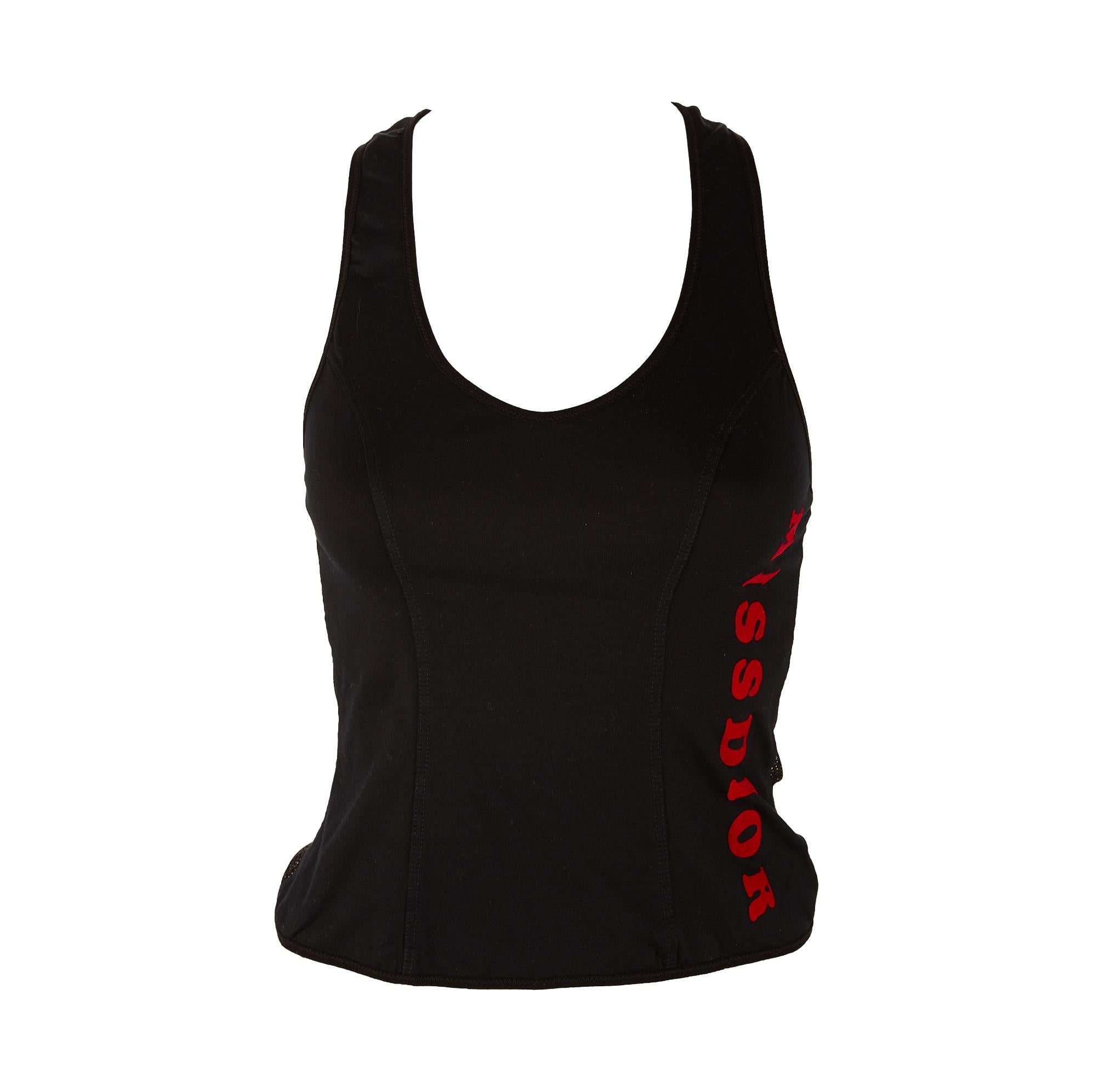 Dior Black 'Miss Dior' Mesh Tank – Treasures of NYC